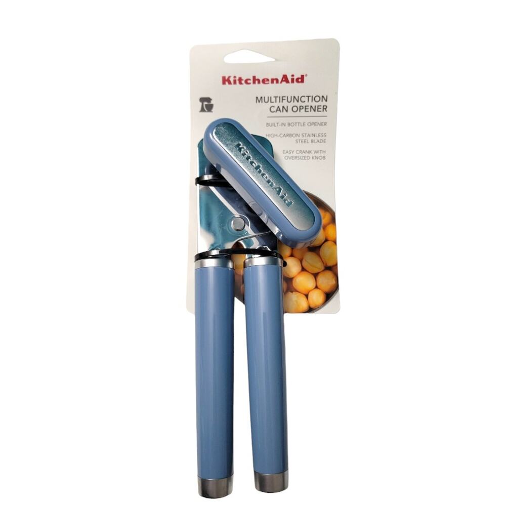 NEW KitchenAid Classic Multifunction Can Opener/Bottle Opener in Blue Velvet